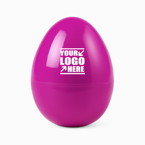 Bright plastic Easter eggs