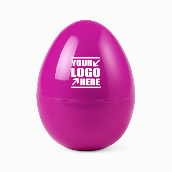 Bright plastic Easter eggs