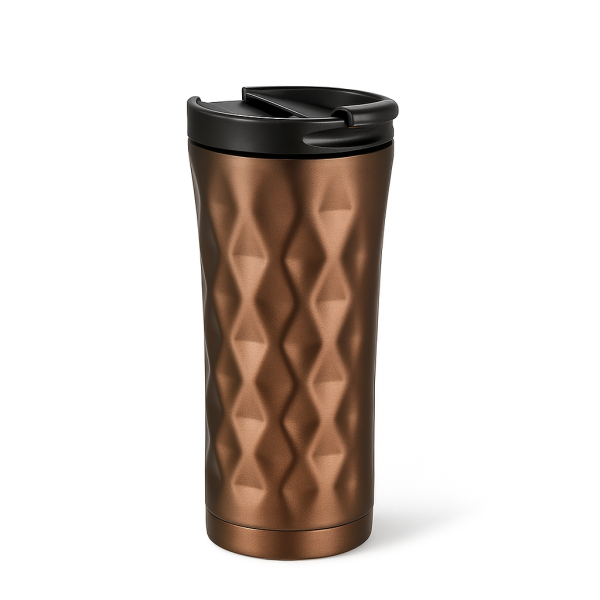 17OZ Stainless Steel Diamond Shaped Insulated Cup - Image 2