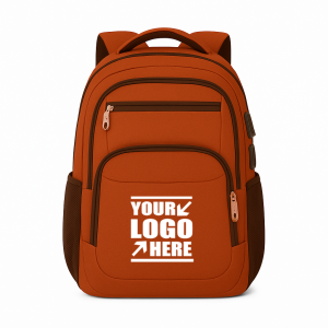 Men's Business Travel Backpack with USB Interface