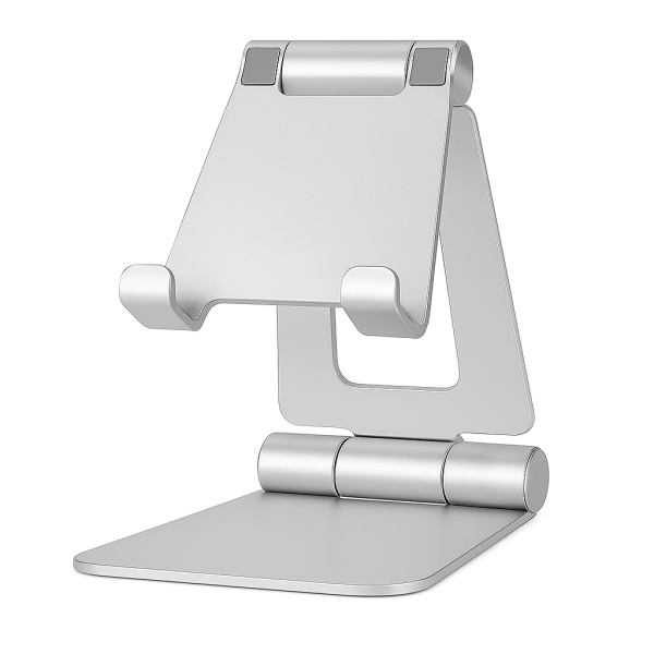 Aluminum Alloy Double Folding Phone Holder - Image 2